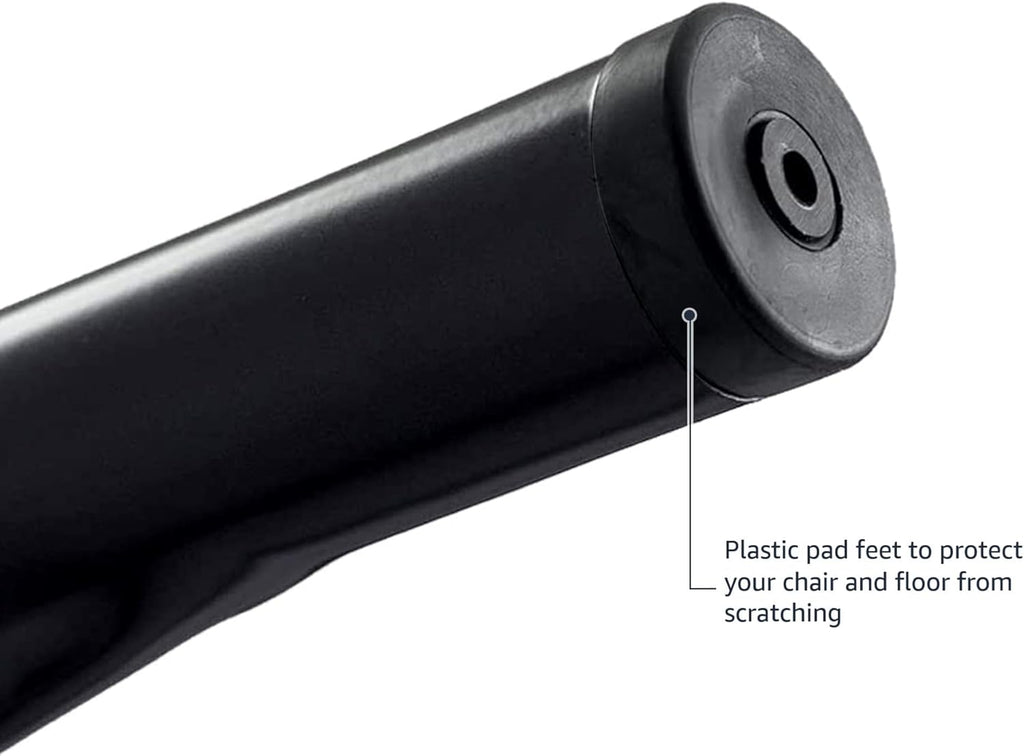 Amazon Basics Metal Dining Chairs, Matte Black, 1 Count (Pack of 4)